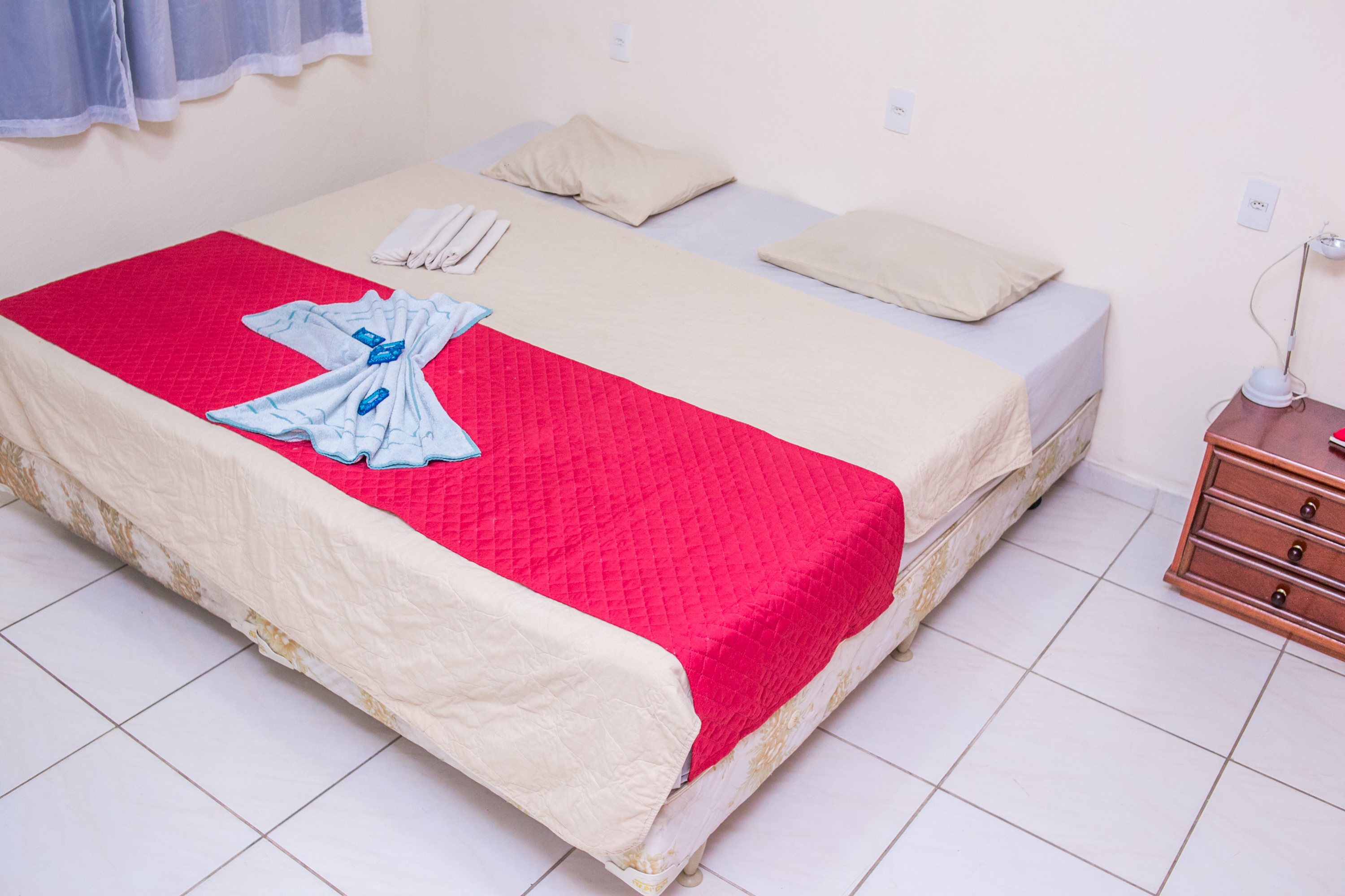 Quarto de casal com cama King Size